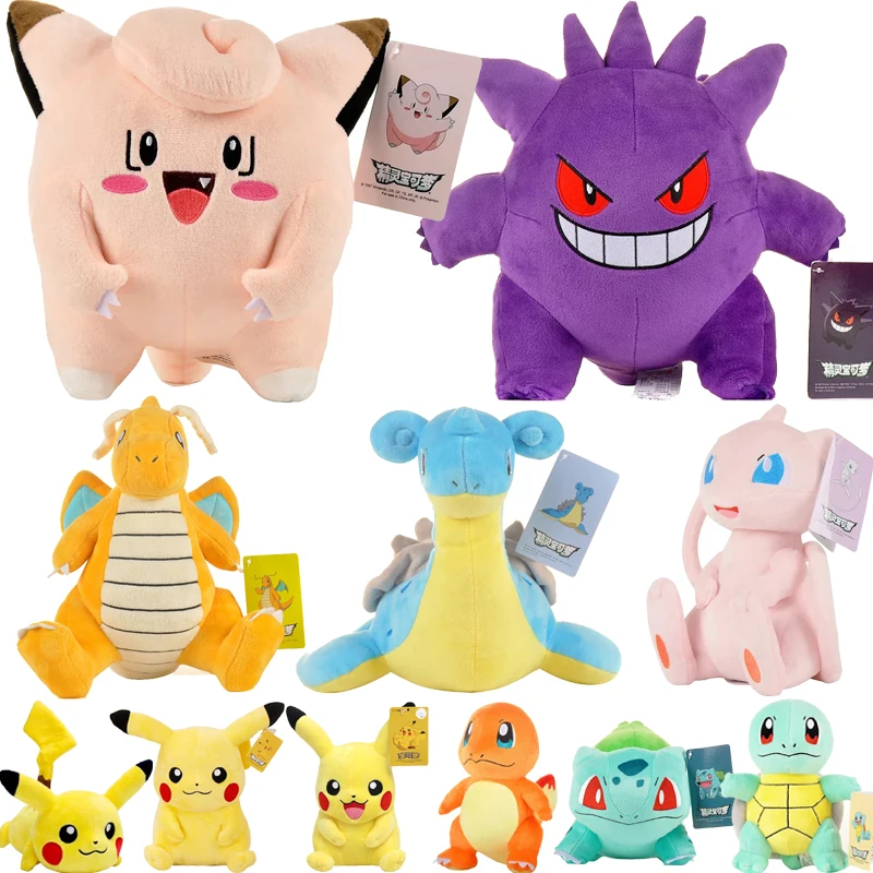 Оригинальный плюшевый персонаж покемона из Аниме Пикачу джигги-паф храп мев