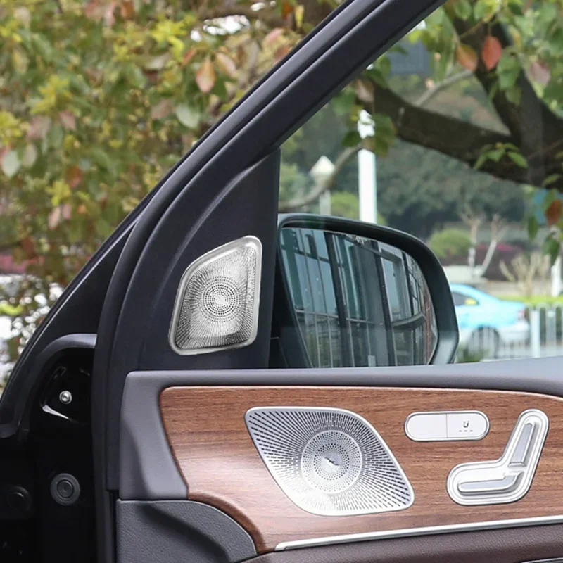

A Pillar Louderspeaker Cover Trim for Mercedes-Benz GLE350 W167 GLE450 53 AMG 580 63 AMG S GLS450 X167 GLS580 63 AMG Accessories