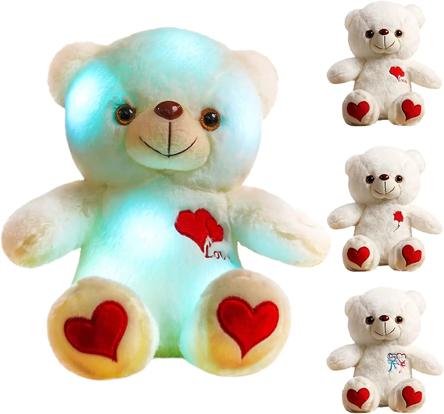 

Teddy Bear with Heart Plush Stuffed Animal Romantic Gift for Kids Mom Wife Husband Valentine's Day Anniversary Birthday