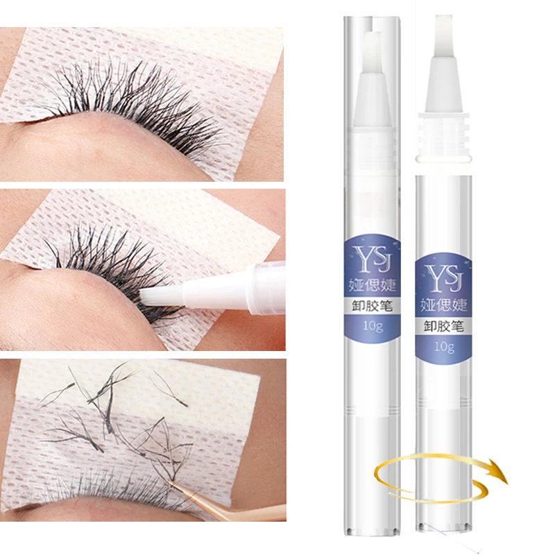 

10ml Grafting Eyelash Extension Glue Cream Remover Non-irritating Transparent Lashes Gel Pen Remover Adhesive for Makeup Tools