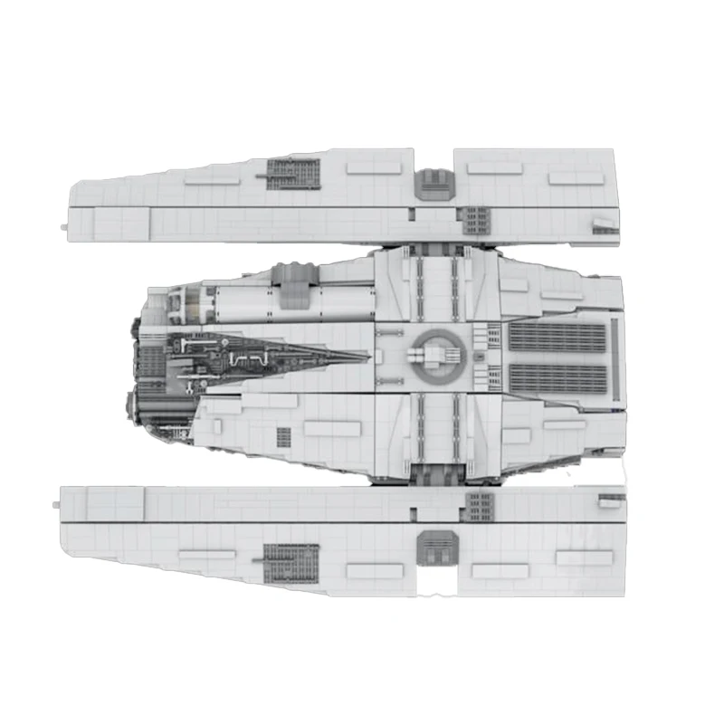 MOC Space War UCS Fondor Haulcraft Корабль Строительный блок Starcraft Коллекционный комплект DIY