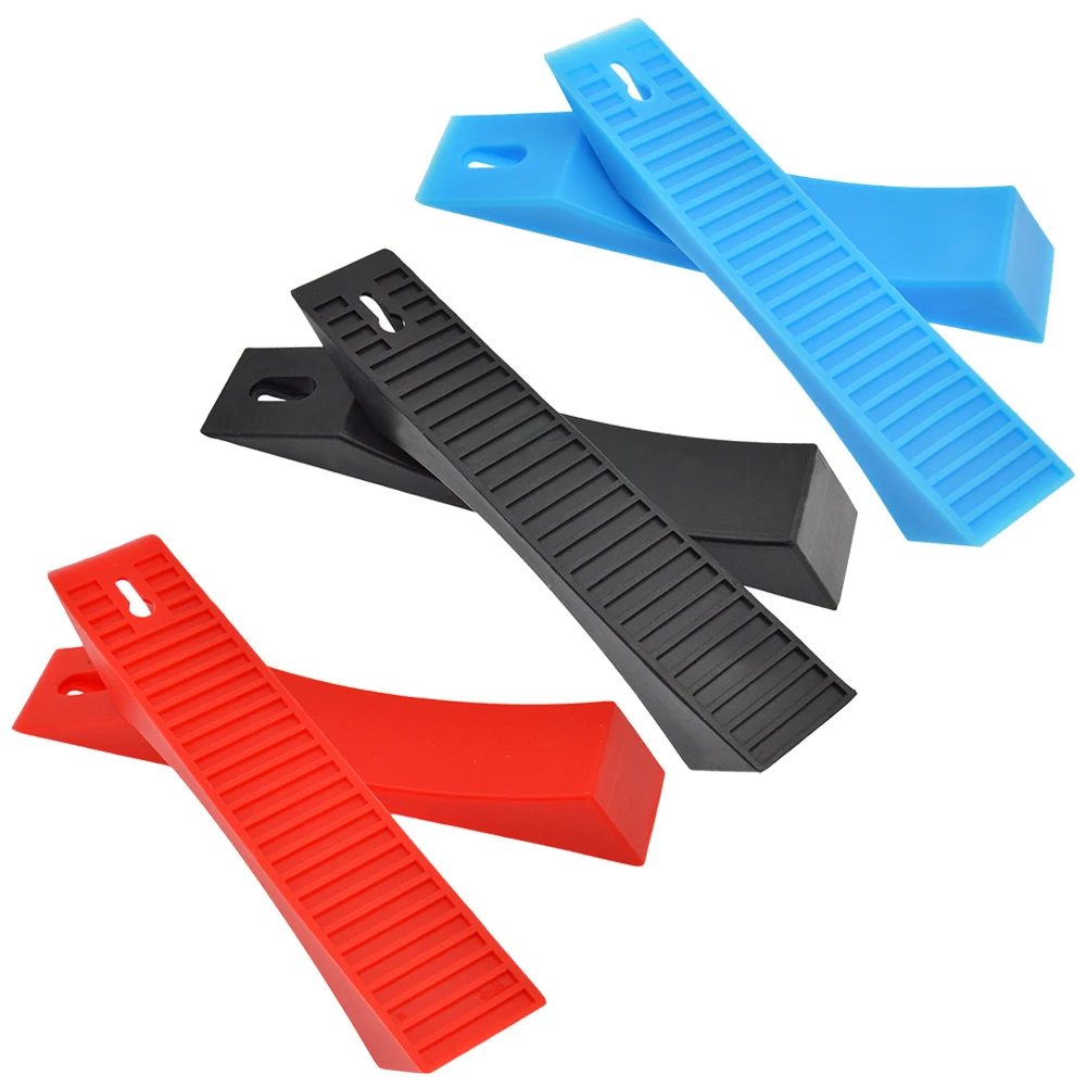 

1Pair Anti-Slip Silicone Deadlift Bar Jack Alternative Wedge Load Unload Barbell Weight Plates Fitness Gym Equipment Accessories