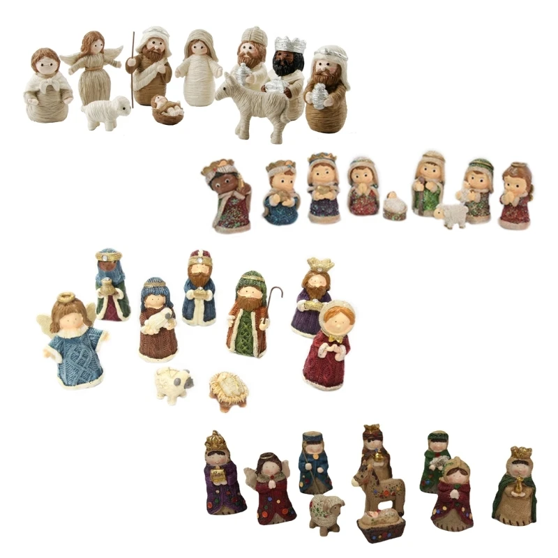 

Christmas Christ Nativity Statue Scene Set Christian Catholic Church
