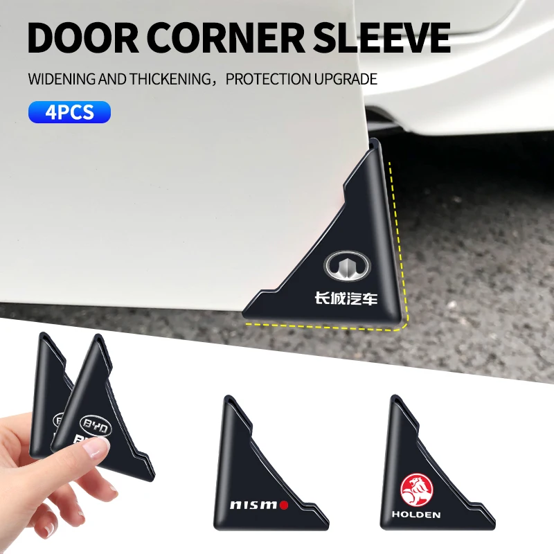 2 шт., силиконовые накладки на автомобильные двери для защиты от царапин