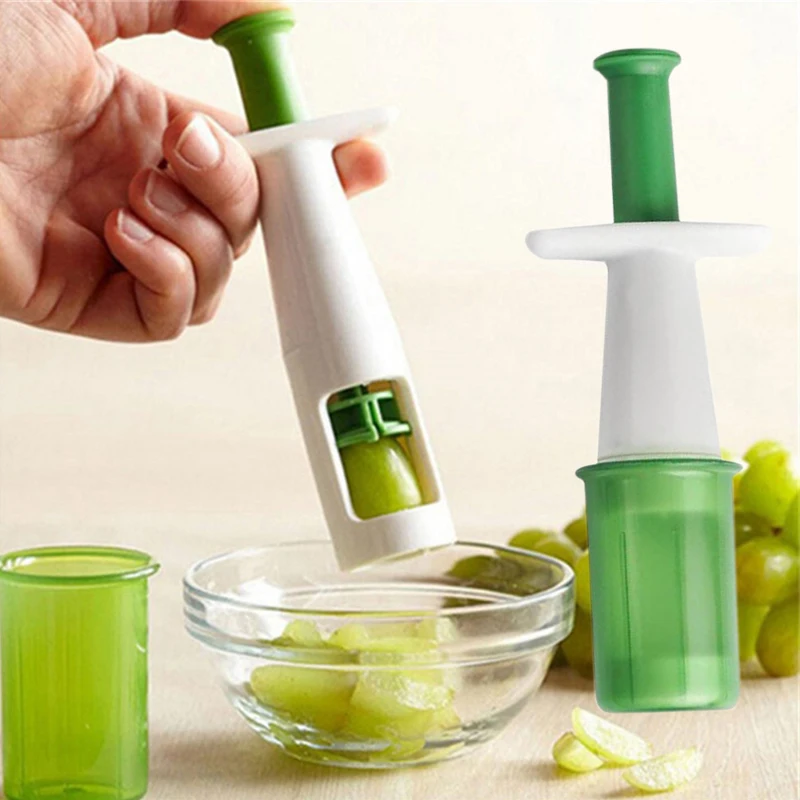 Grape Slicer Grips Grape Tomato and Cherry Slicer Kitchen Vegetable Fruit Cutter Tools Auxiliary Baby Food Kitchen Cooking Tool