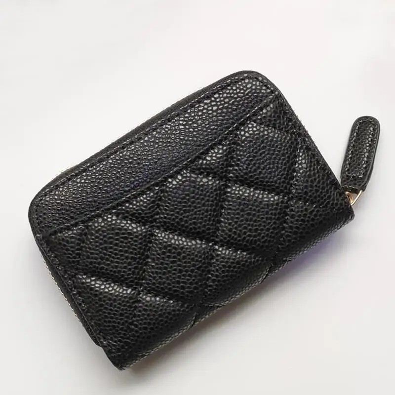 

Высококачественный держатель для карт из овечьей кожи на заказ для женщин, однотонный модный держатель для кредитных карт, удостоверения личности, кошелек