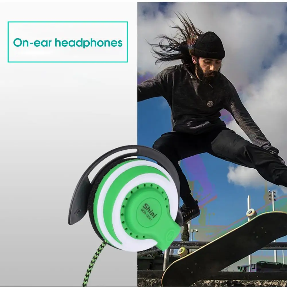 

Earbud Practical Soft Eartips Wired Earbud 3.5mm Stereo Sports Ear Hook Gaming Earbud for Doing Sports