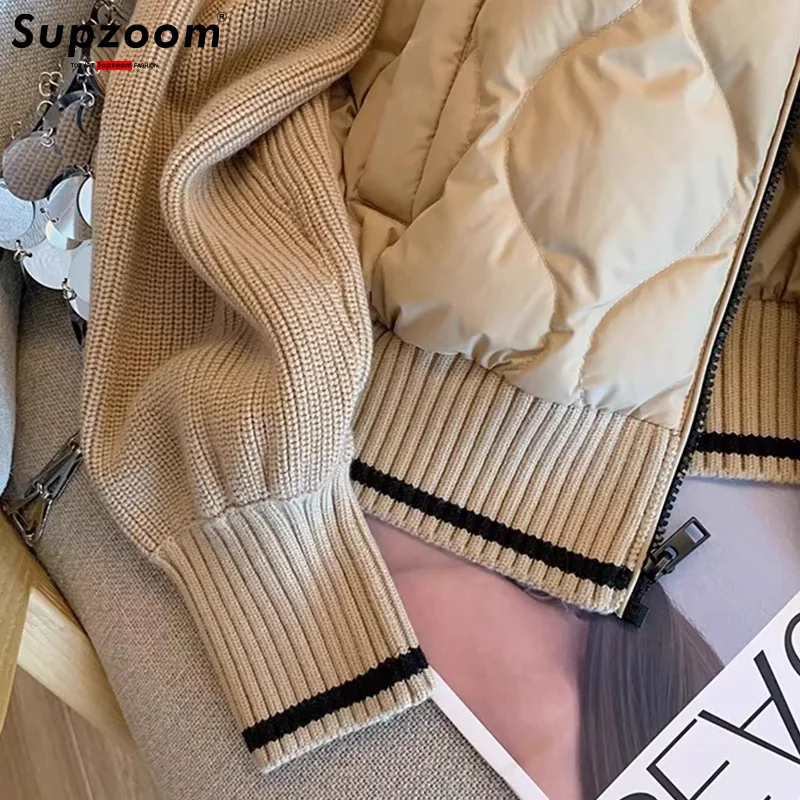 Supzoom Новое поступление брендовая одежда модный свободный кардиган зимнее пальто