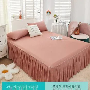 Горячие продукты Простыня с юбкой Наволочка из трех частей Юбка Модная кровать