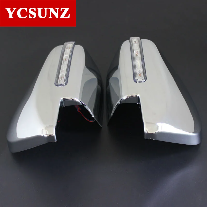 

Chrome Mirror Cover With Led Lights For Toyota Ki Jang Innova Fortuner Hilux Sw4 2016 2017 2018 2019 Car Decorative Mirror Cover