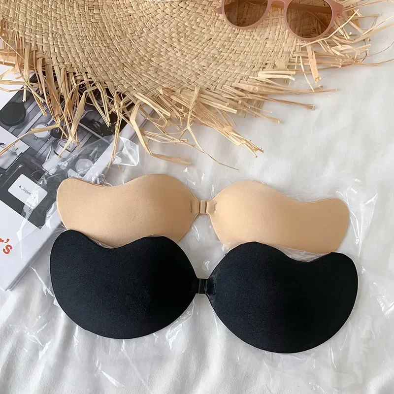 

Strapless Stickers Nipple Cover Pad Women Up Adhesive Reusable Mango Bra Self Chest Lingerie Silicone Invisible Bras Push Pasty
