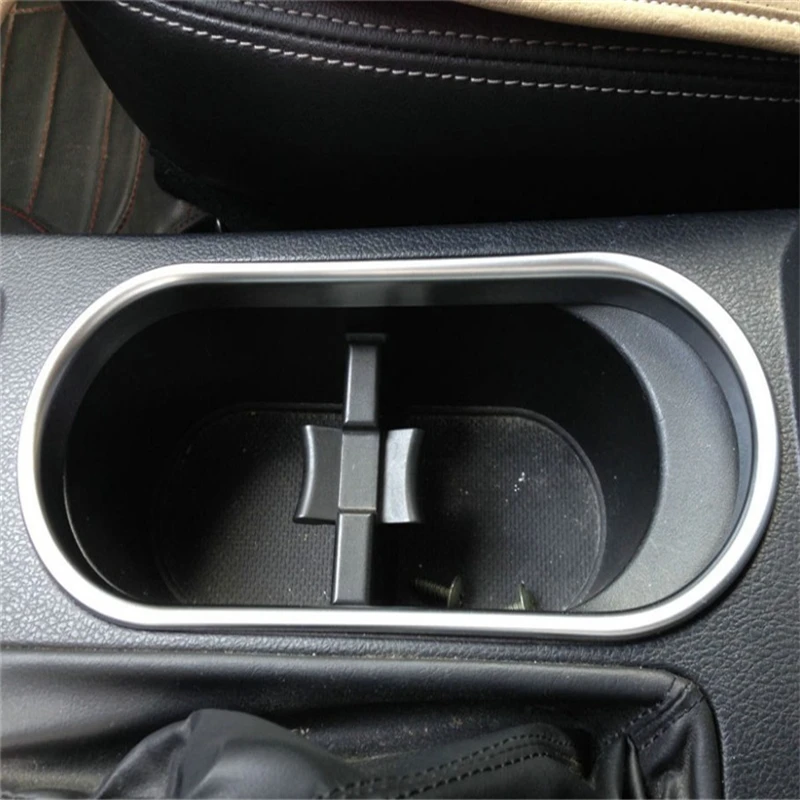 WELKINRY For Subaru Forester SJ 4th Generation 2013-2018 Car Stick Gear Shift Level Table Base Water Cup Bottle Holder Trim