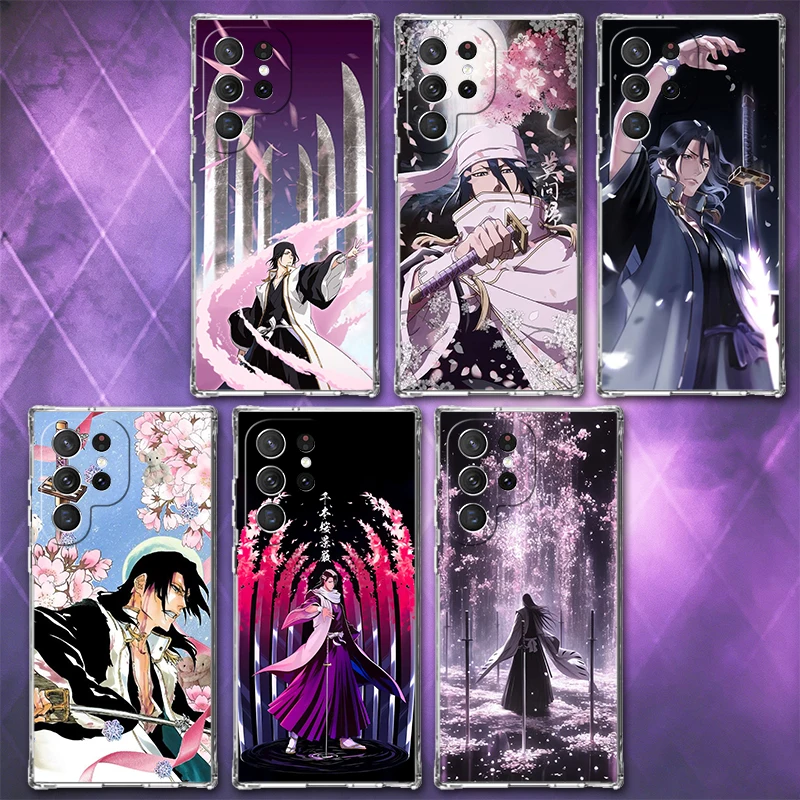Фото Мягкий чехол для телефона Bleach Kuchiki Byakuya для Samsung Galaxy S26 S25 Edge S24 S23 Ultra S21 S20 FE S22 Plus + задняя крышка с рисунком №1
