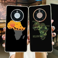 africa map geography phone case for samsung s21 a10 for redmi note 7 9 for huawei p30pro honor 8x 10i cover