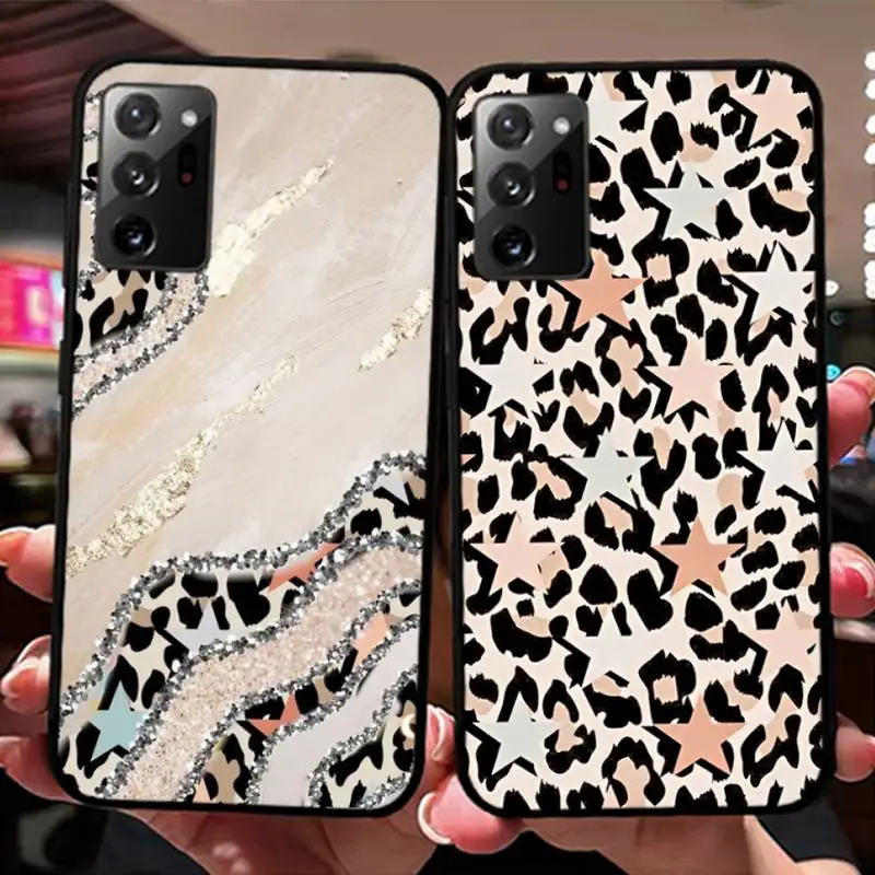 

leopard print Phone Case for Samsung Note 5 7 8 9 10 20 pro plus lite ultra A21 12 72