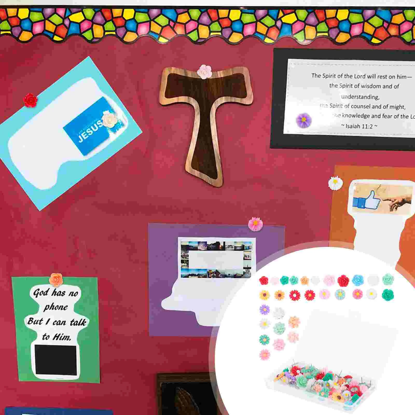 

50 шт./коробка, декоративные булавки для офиса