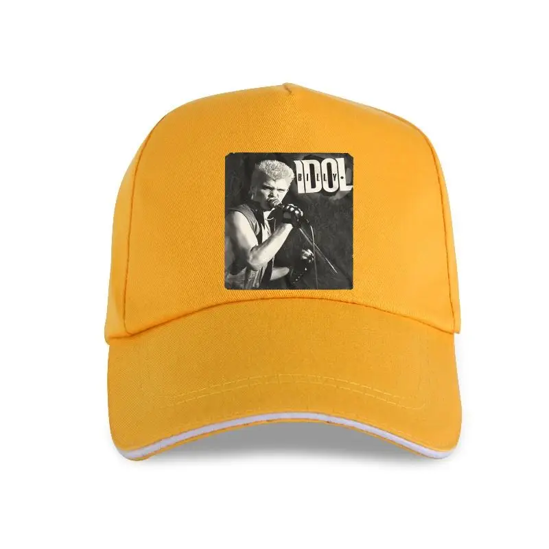 

new cap hat Billy Idol Punk Rock Singing Mens Baseball Cap Vintage Mic Album Tour Concert Merch