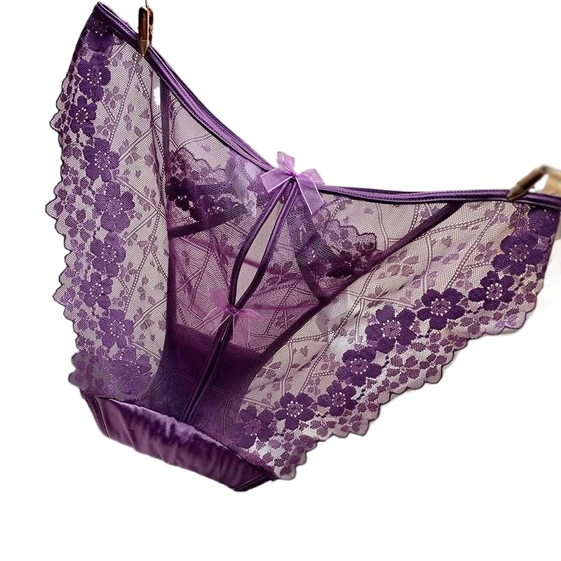 Легкое роскошное бесшовное кружевное нижнее белье в Европе/США женские полые