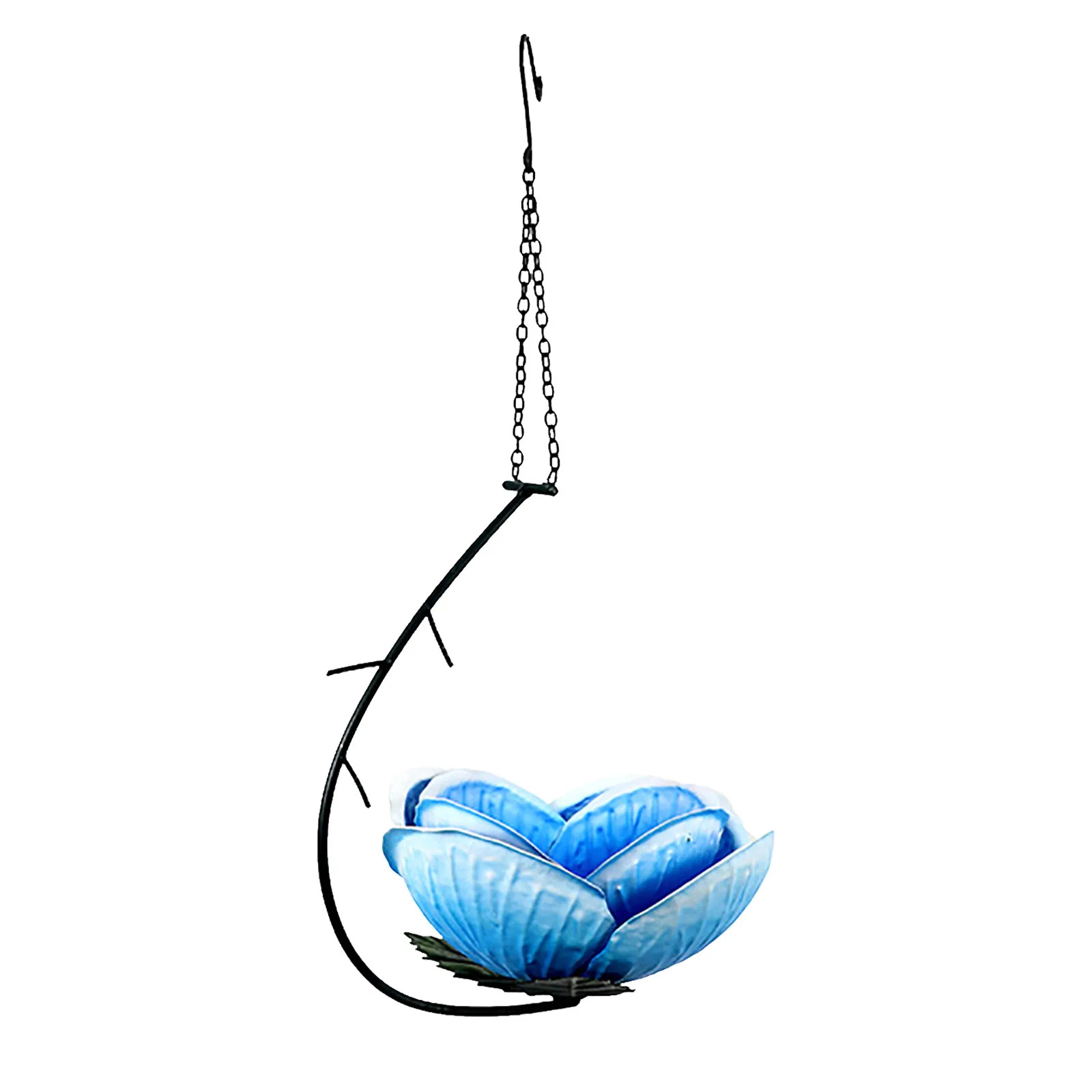 

Feeder with Pole Squirrel Proof Feeder Feeder High Bird Stainless Bird Garden Decorative Steel Garden Blue Love Birds Cage