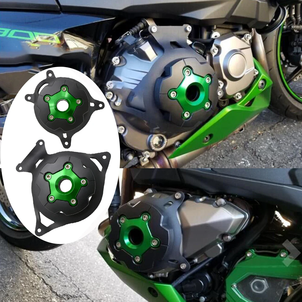 For Kawasaki Z750 2008-2016 Z800 2013-2017 Motorcycle Stator Engine Cover Engine Guard Protector Side Shield Protector Z 750 800