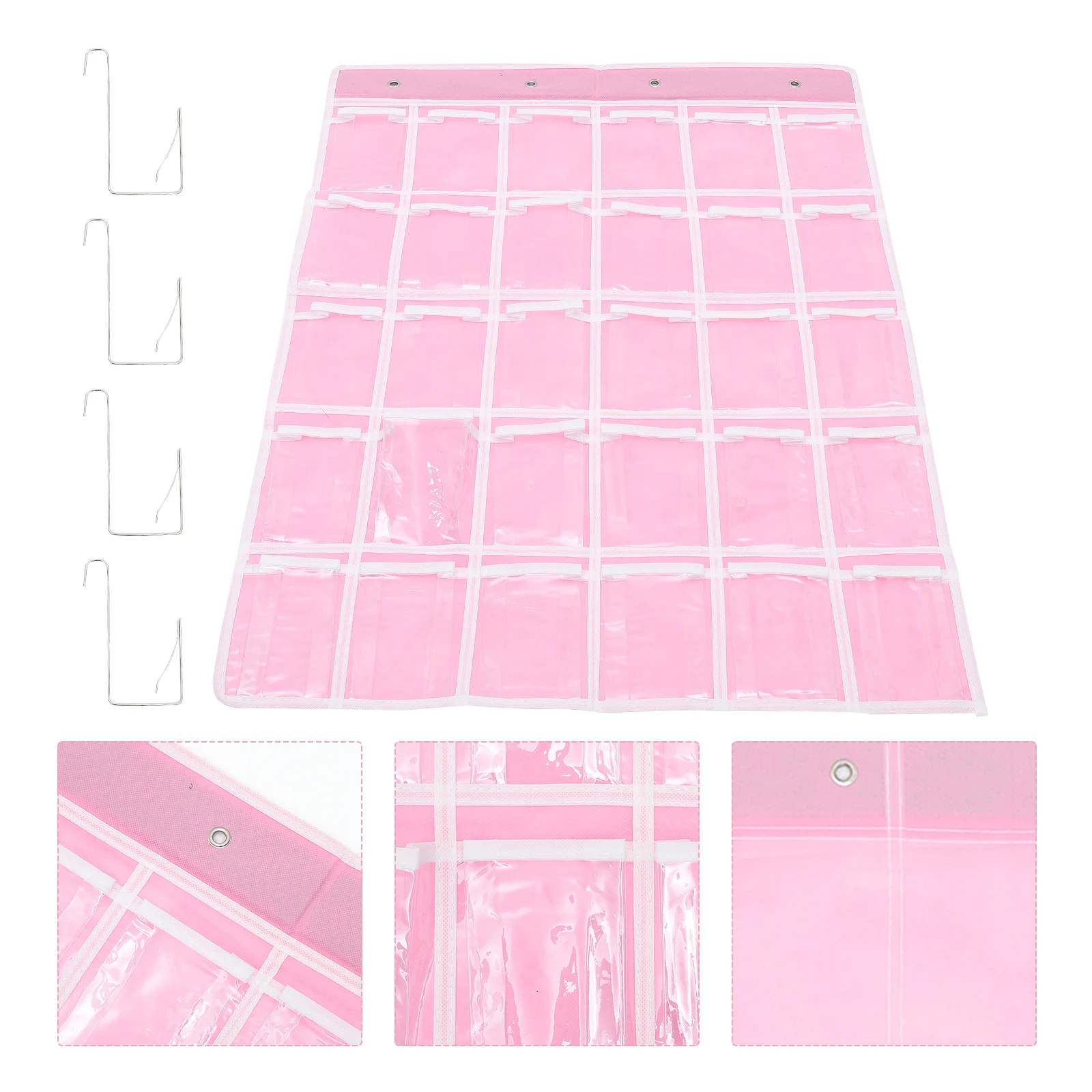 

Pocket Organizer Classroom Hangingchart Door Cell Holder Bag Jewelry Wall Over The Calculator Storageschool Pouchmulti Jewellery