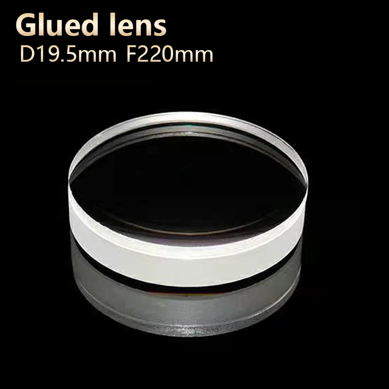 

Glue lenses Microscope eyepiece telescope Achromatic DIY Photo agglutination stage lights D19.5mm F220mm