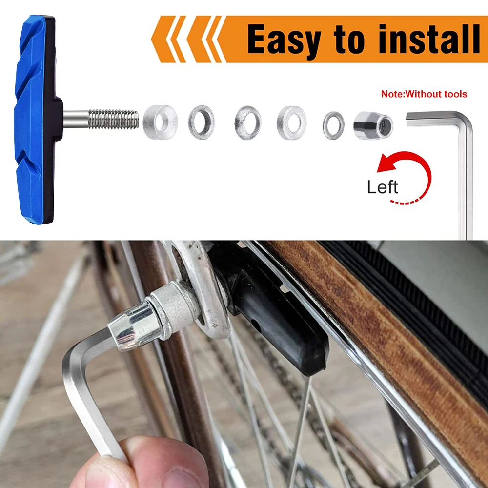 Набор Велосипедных Тормозных Колодок 70 Мм Для Горного И Шоссейного Велосипеда