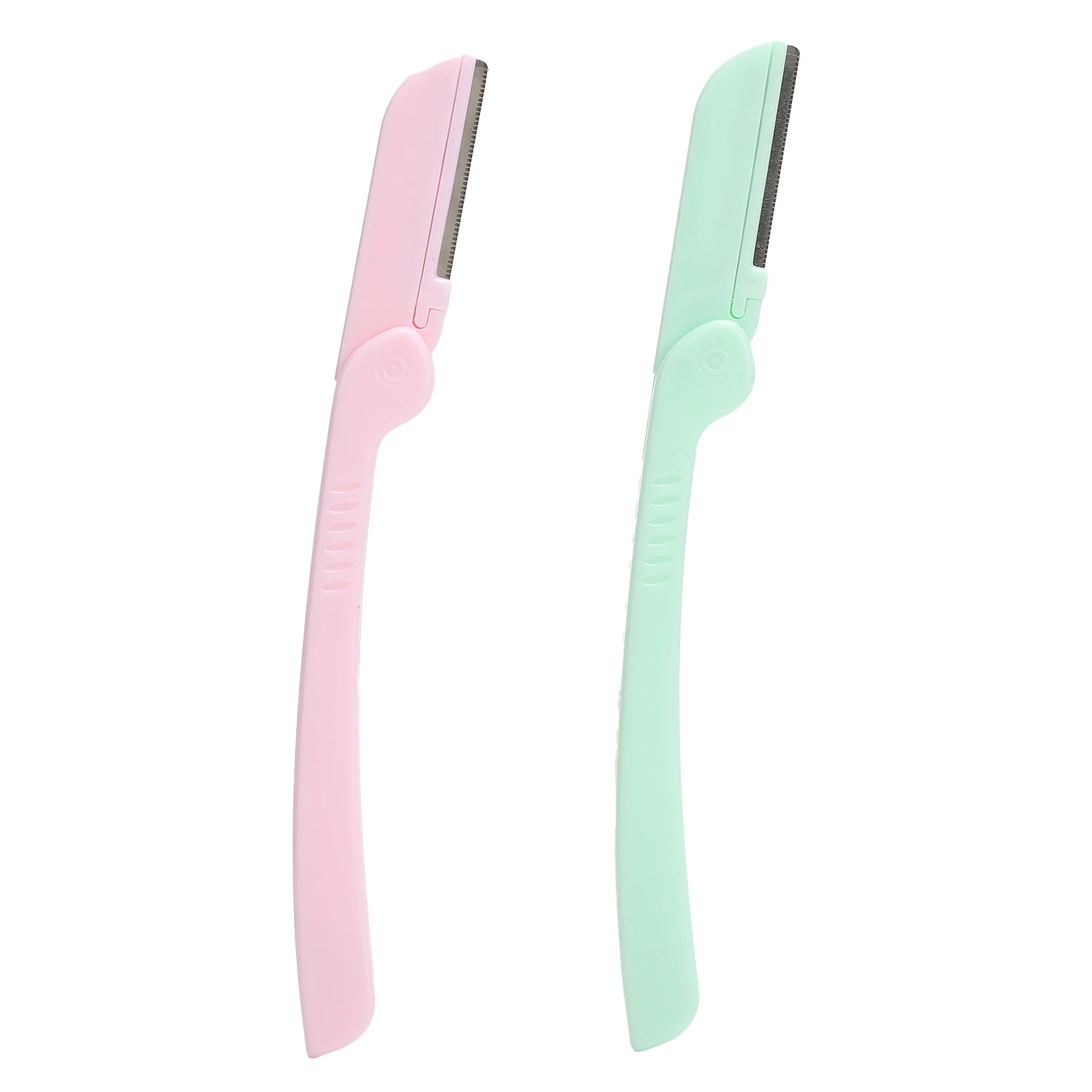 

2PCS Eyebrow Razors Eyebrow Grooming Shaping Folding Facial Hair Removing Eyebrow Trimmers