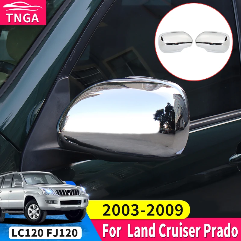 Для Toyota Land Cruiser 120 Prado Lc120 Fj120 крышка зеркала заднего вида 2003 2004 2006 тойота ленд крузер прадо 120 аксессуары для украшения