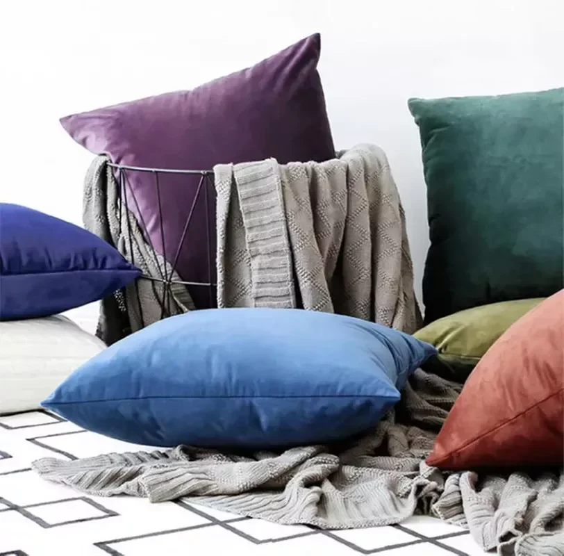 

Бархатные декоративные подушки для дивана, гостиной, Housse De Coussin 45*45, декоративные подушки, скандинавский Декор для дома