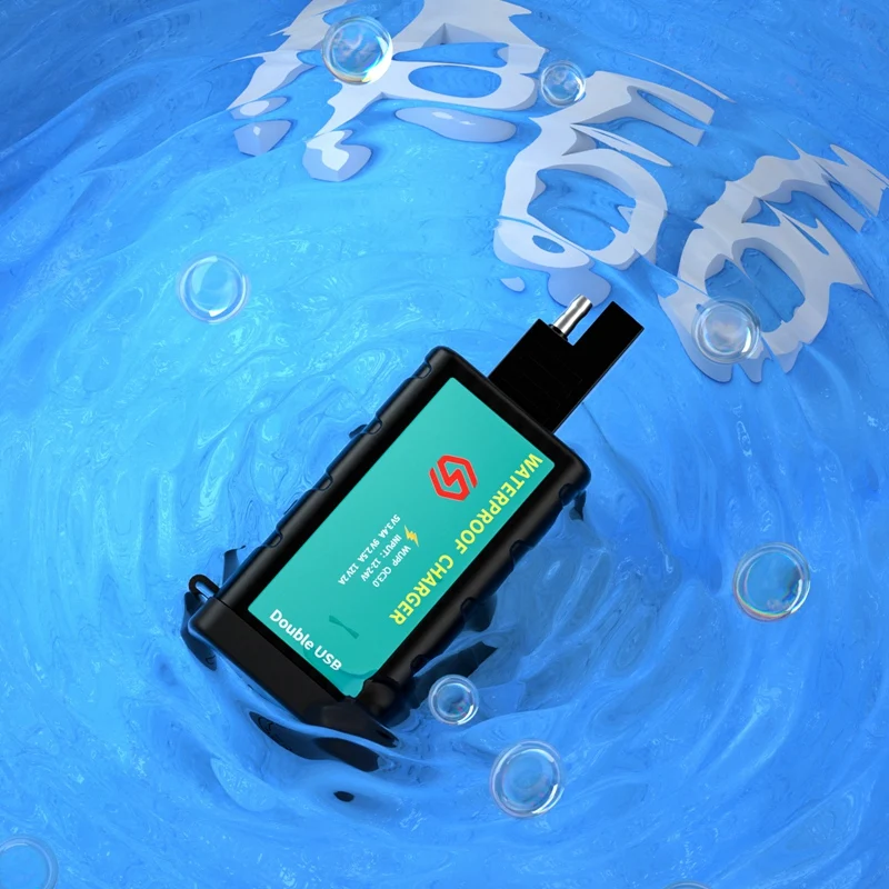 12-24 в мотоцикл двойной USB 3 4/а зарядное устройство SAE к с переключателем ВКЛ/ВЫКЛ