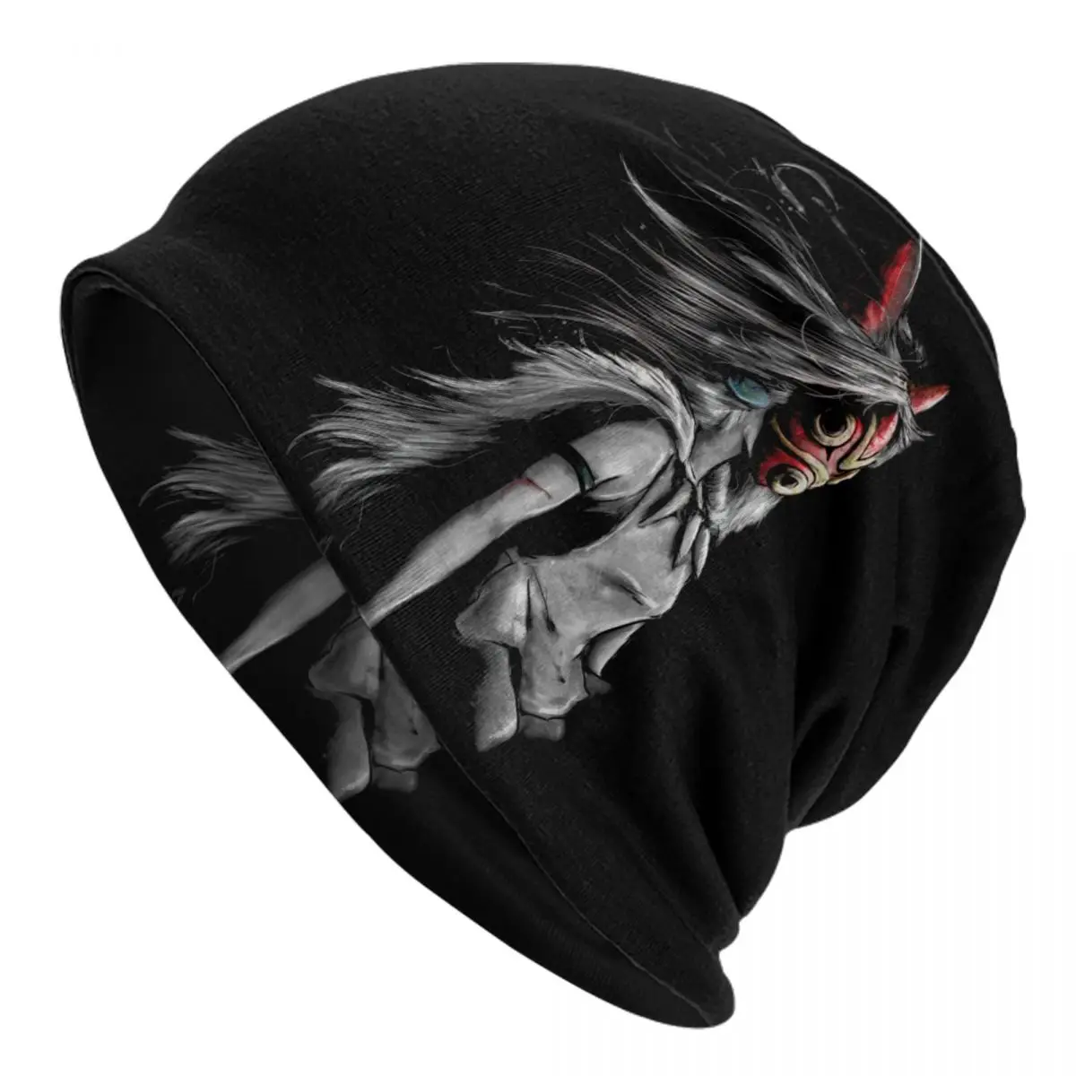 

Princess Mononoke Wolf Anime Accessories Beanies Skullies Beanies Caps Windproof Beanie Hat Christmas Present