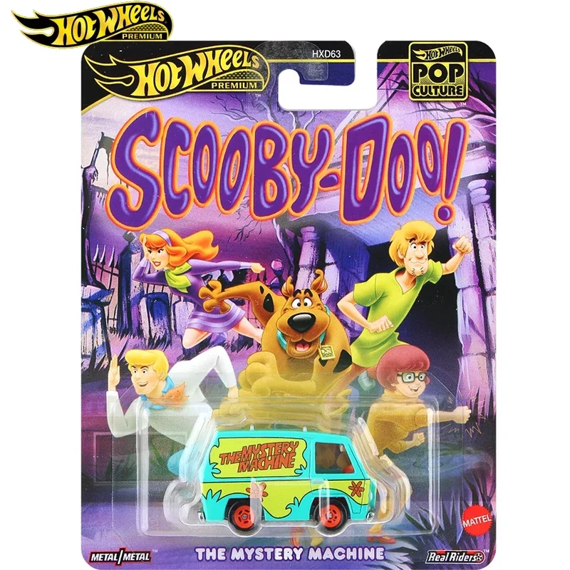 Оригинальный автомобиль Hot Wheels премиум-класса поп-культура игрушки Mystery Machine для