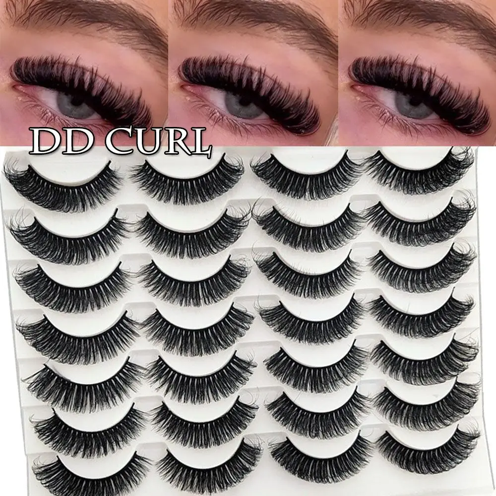 

Инструменты для наращивания ресниц Wispy пушистые ресницы драматическая русская полоса 20 мм Искусственные норковые накладные ресницы DD зави...