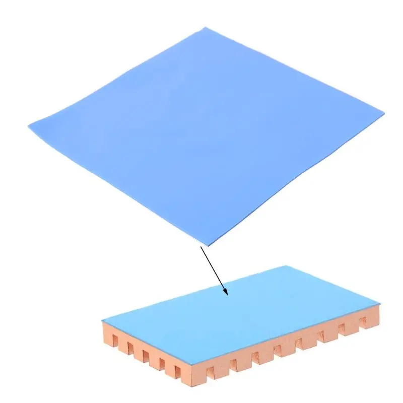 

100x100x1mm Soft Silicone Thermal Conductive Pads Heatsink for CPU/GPU Cooling