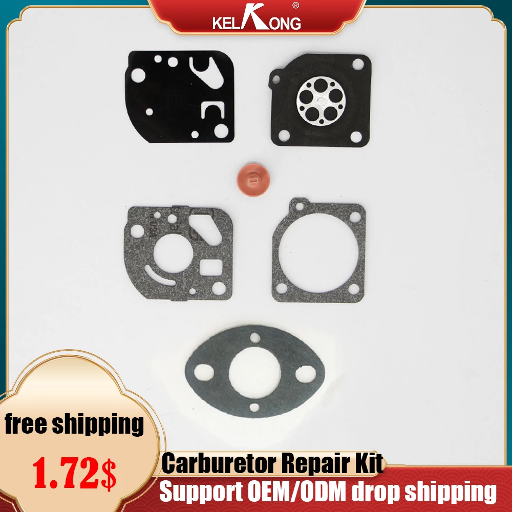 KELKONG Free Shipping 1 Set New Carburetor Repair Kit Carb Rebuild Tool Gasket Set For Carburetors W37