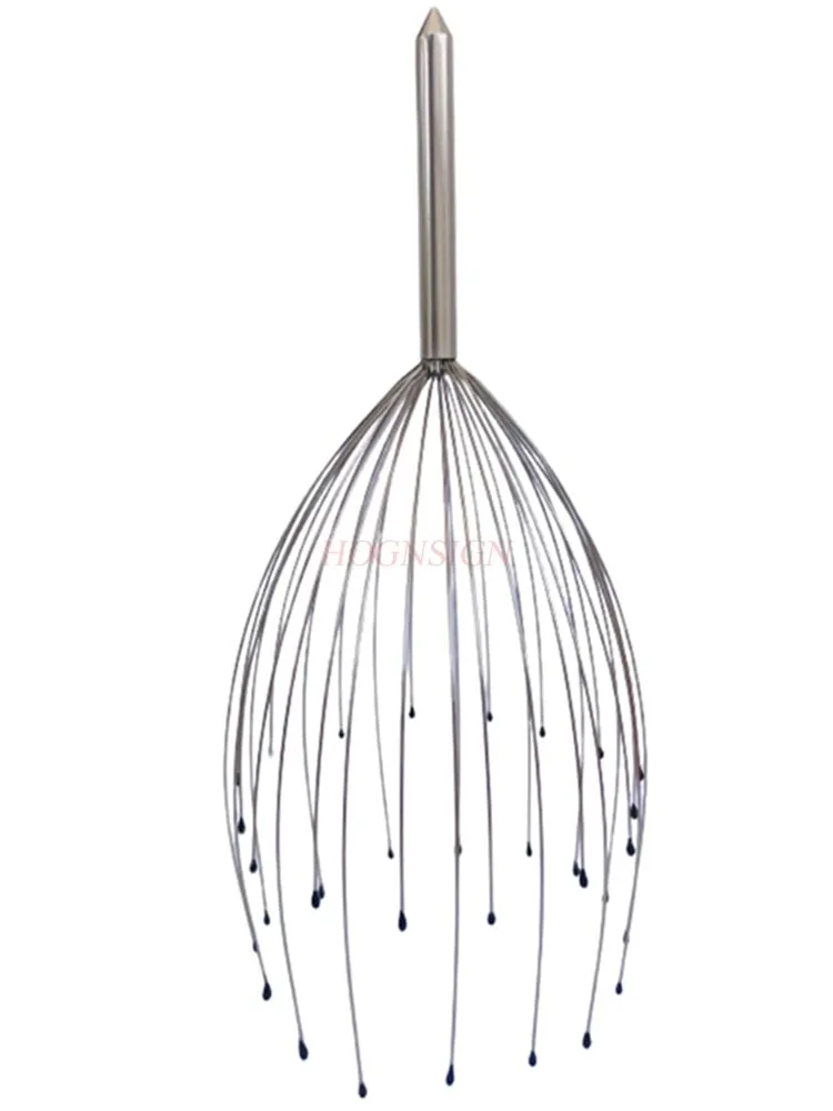 Массажер для головы из нержавеющей стали массаж шеи осьминог когти инструмент