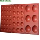 Круглая форма для торта, коричневая полукруглая Сфера, силиконовая форма для шоколада, десерта, сделай сам, украшение торта, Новинка