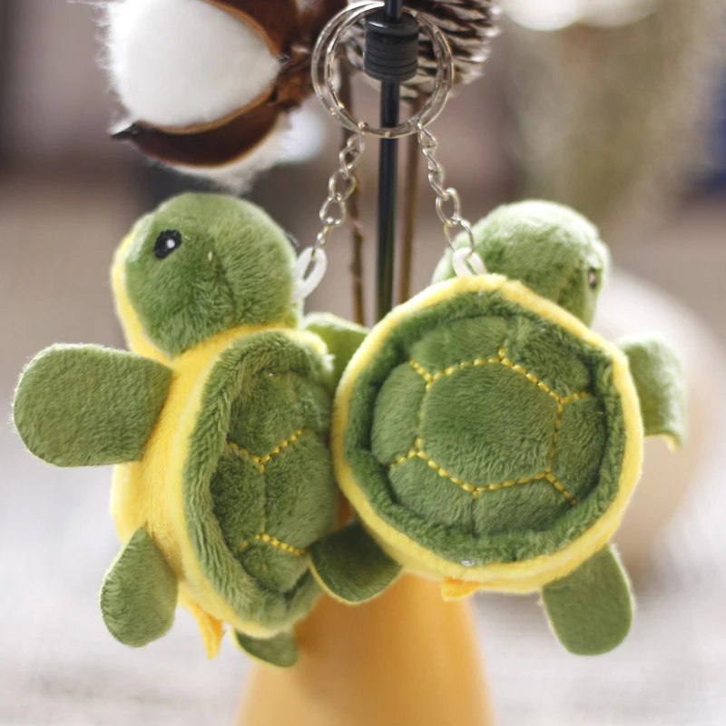 

Hot Sale Cute Mini Cartoon Turtle Soft Plush Toy Pendant Exquisite Turtle Key Chain Girl Bag Jewelry Schoolbag Ornament