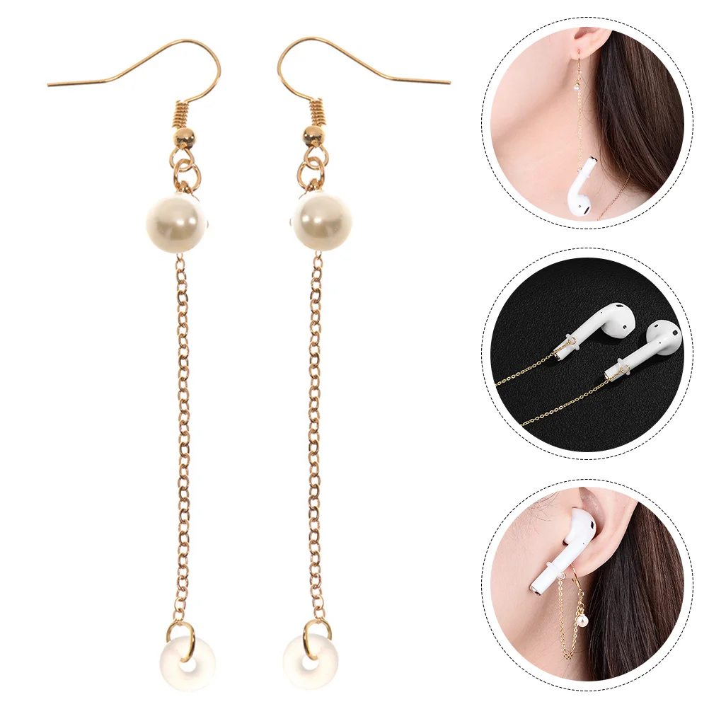 

Earrings Earphone Straps Earring Lost Anti Novelty Ear Dange Heart Dangle Drop Accessory Clamp Piece Supplies Wireless Strap