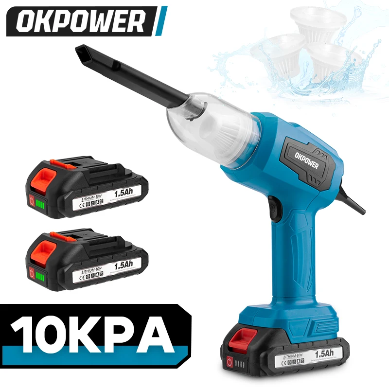 10 кПа беспроводной очиститель портативный автомобильный пылесос