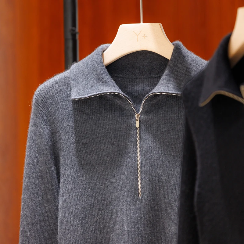 Conseini Class a 00% камвольная рубашка из чистого кашемира с высокой плотностью в