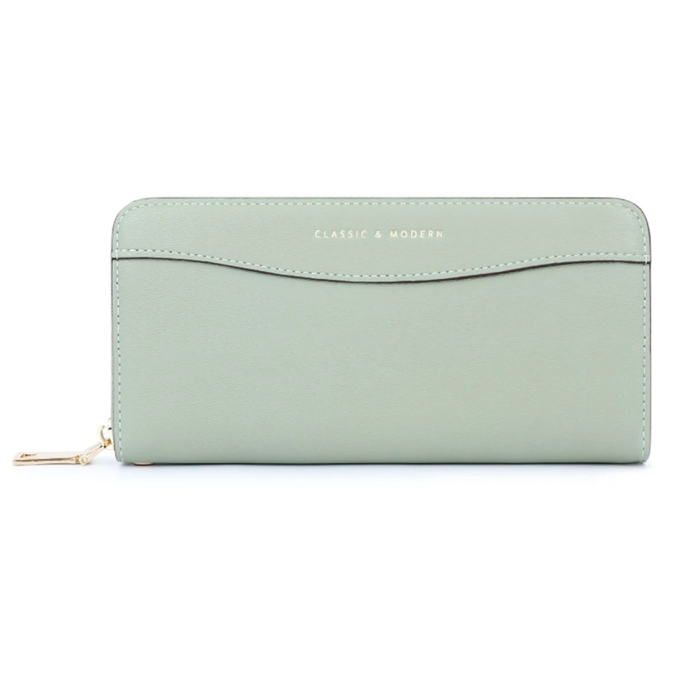 Personalized Removable Lanyard Zipper Long Wallet Multi-Purpose Large Capacity Purse Women Carteras Mujeres Réplicas Exacta