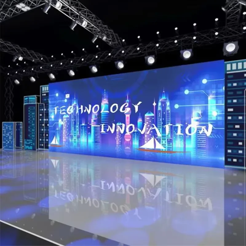 Фото Светодиодный экран для концертных сцен, видеостена P2.6 P2.9 P3.9 Novastar, фон для свадебных сцен, светодиодный дисплей для церкви №2