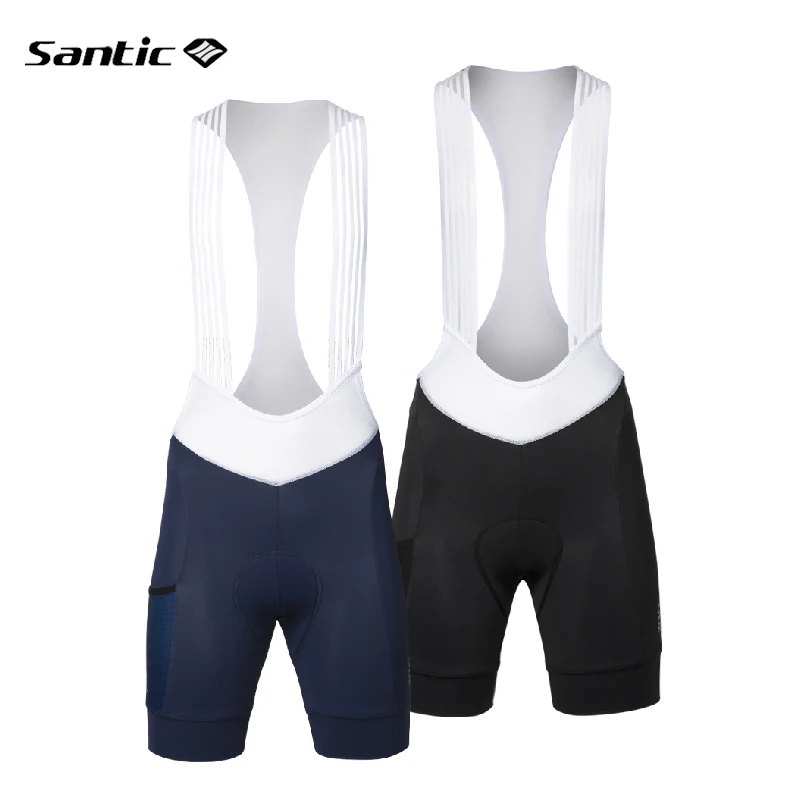 

Santic Women Cycling Bib Shorts Summer Quick Dry High Elastic Bicycle Short Pants Sponge Cushion Road Mountain Bike Shorts