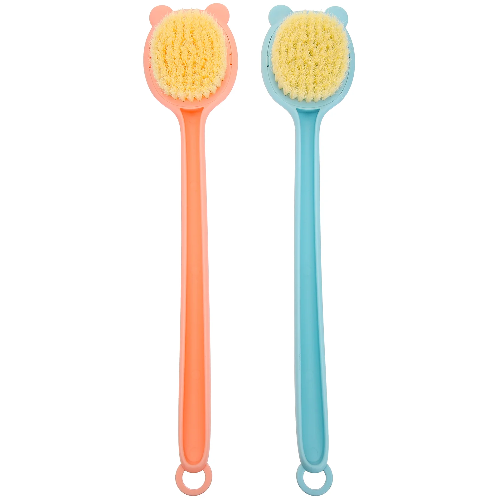 

2pcs Bathroom Body Bathing Brushes Back Scrubbers Bath Brushes Bath Exfoliating Brushes