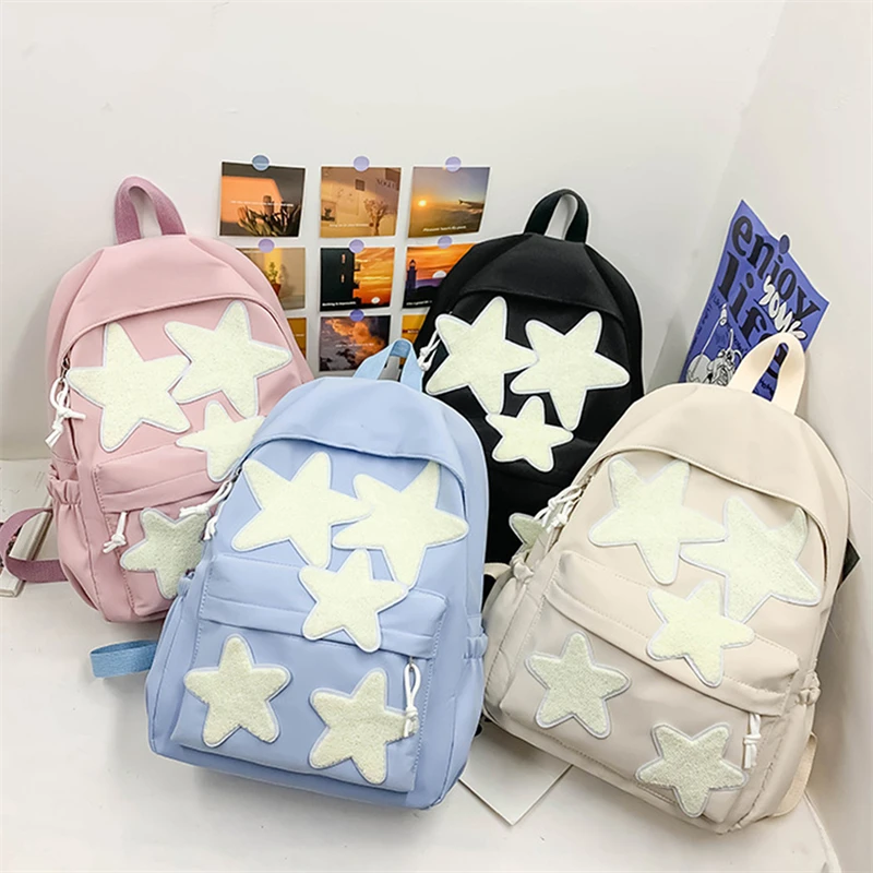 

Backpacks Cartoon Backpack Bags And Bags Dihope Japanese Cute Girl Niche Five-pointed Star Bolsas School Laptop Bag Women Kawaii