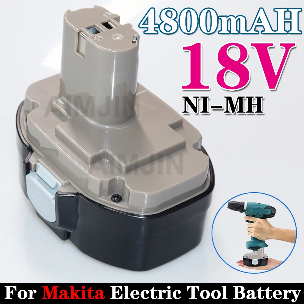 Ni-MH аккумулятор 18 В 4800 мАч замена для Makita PA18 1822 1823 1833 1834 1835 1835F 192828 -1 192829 -9
