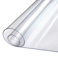 Soft Glass Table cloth 1mm PVC Transparent Tablecloth Waterproof Rectangular Table Cover Pad Kitchen Oil-Proof Table Mat