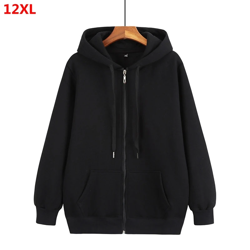 

Autumn men's zipper cardigan plus size hoodie men's jacket cardigan oversized mens hoodies sweatshirt men 9XL 10XL 8XL 11XL 12XL